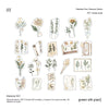 Four Seasons Series Plant Flower Journal Material Stickers
