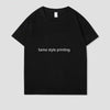 European And American Digital Printing Casual Round Neck Short Sleeves T-shirt