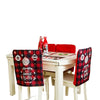 Christmas Table And Chair Cover Cartoon Decorative Printing Christmas Chair Cover Seat Cover