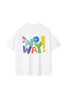 Letter NOWAY Summer Pure Cotton Fashion Casual T-shirt