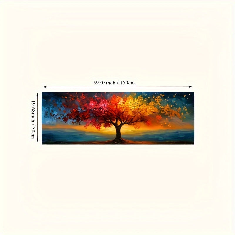 Large Tree of Life Canvas Print - Homeowners, Interior Designers, Art Enthusiasts - Frameless, Landscape - Suitable for Home Accents, Wall Art, Spring and Summer Decoration