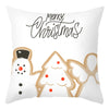 Christmas Pillow Cover Cartoon Letter Print Cushion Cover Office Sofas Pillow Cover