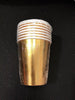 High End Bronzing Gold Party Cutlery Paper Cups And Plates