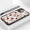 Compatible with Apple , Transparent Glass Full Drop Proof Ultra-thin Mobile Phone Case