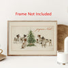 Christmas canvas prints - Christmas Canvas Painting Set - Farmhouse Style, 8 Pieces, Unframed - For Living Room, Kitchen Decor - Ideal Gift for Christmas, Home Decor Enthusiasts -  Add Festive Cheer to Your Space - Instant Christmas Cheer