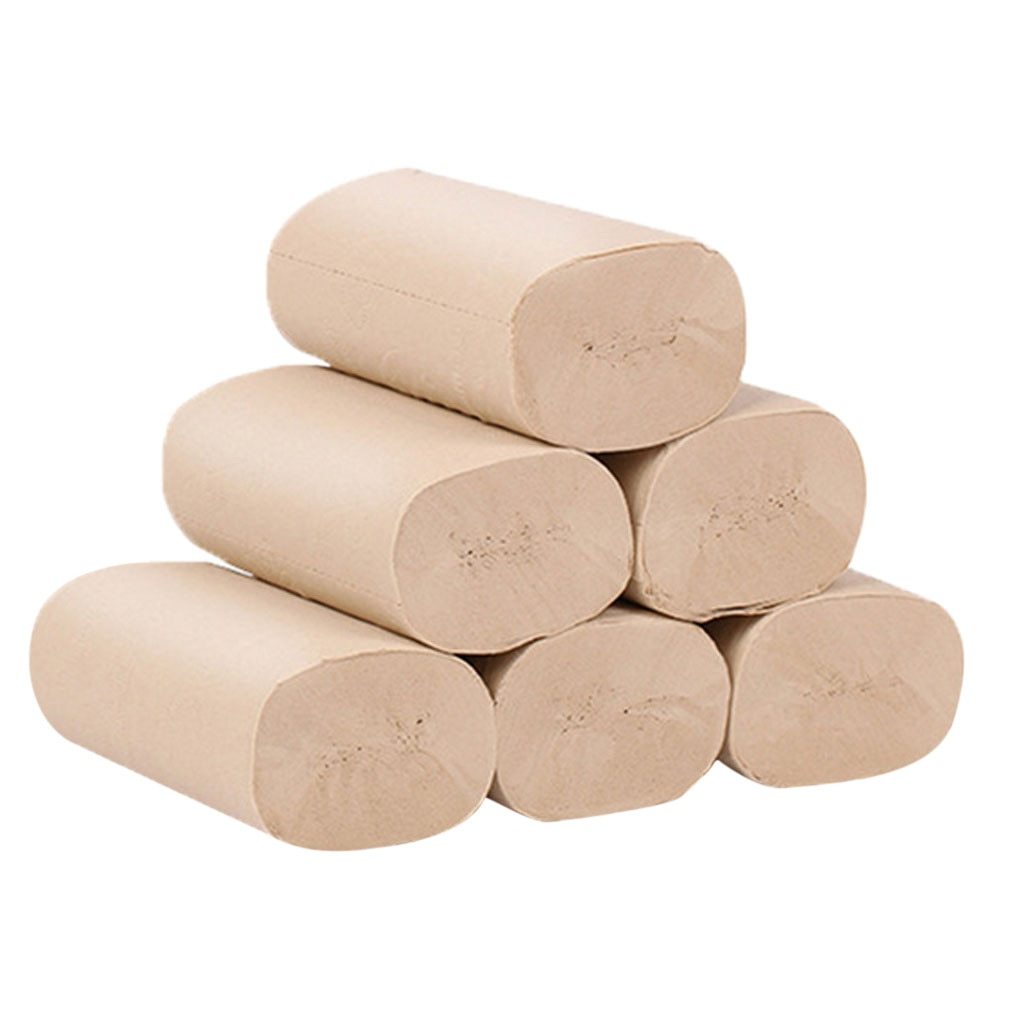 6pcs Roll Paper Tissue Paper Towel Roll