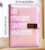 100 Days Saving Challenge Loose-leaf Password Journal Book