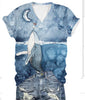 Short Sleeve V-neck T-shirt Women's Clothing