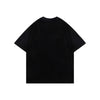 Human Shadow Print Short Sleeve Men Clothing Summer