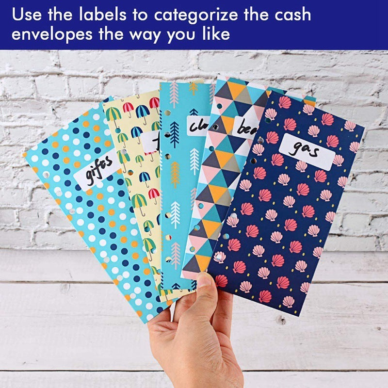 A6 Loose-leaf Binder Journal Book Zipper Bag Leather Wallet