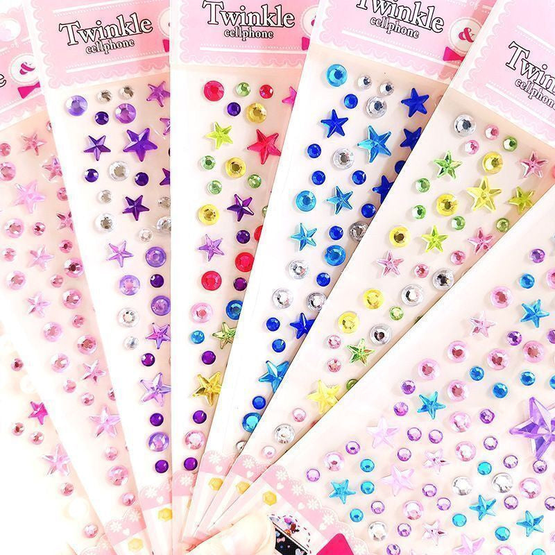 Children's Toy Gem Cartoon Cute Girl Reward Love Stickers