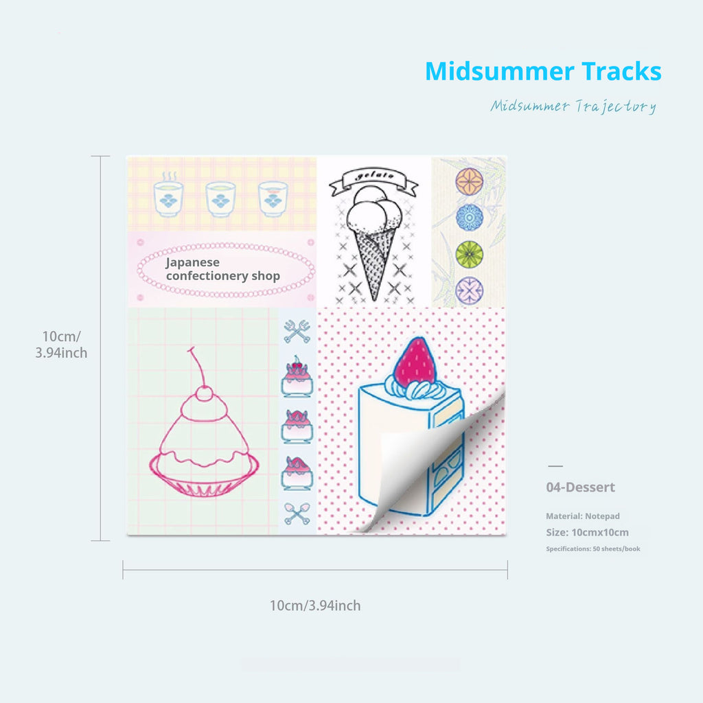Journal Material Collage Event-recording Pocketbook Tearable Mini Wow