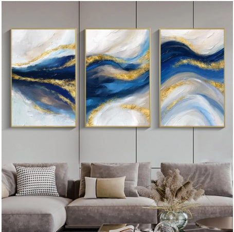 Abstract Canvas Painting Contemporary Art Poster Modern Home Living Room Decor