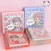 Square Loose-leaf Journal Book Gift Box Removable Learning Book