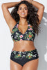 European and American floral bikini