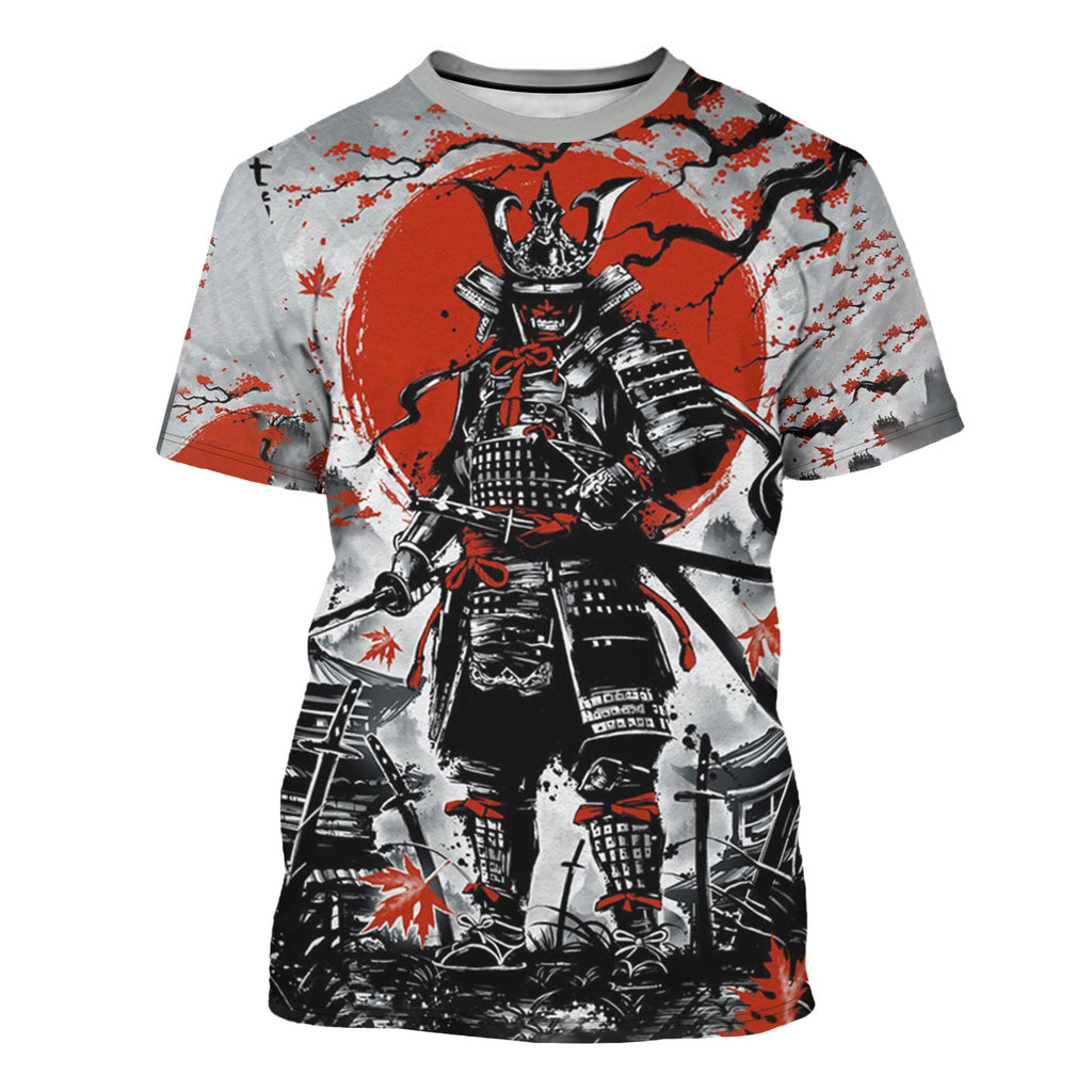 Versatile Men's Casual 3D Printed Short Sleeves
