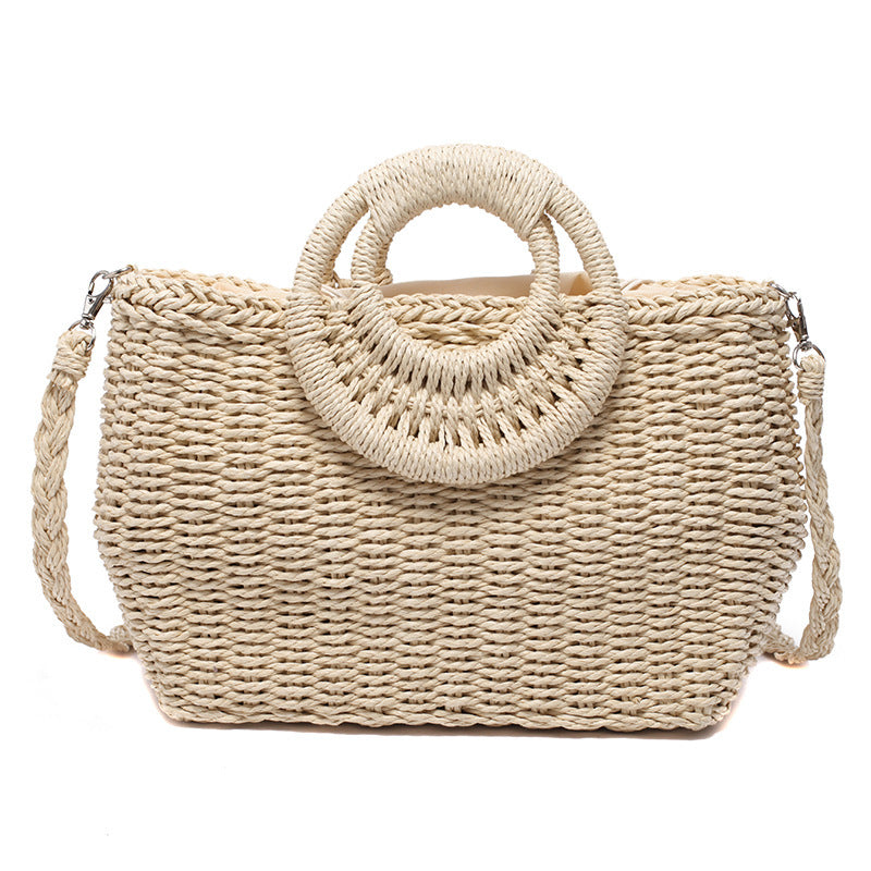 One Shoulder Crossbody Woven Bag