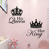 Regal Crown Wall Sticker - Homeowners, Interior Designers, and DIY Enthusiasts - Embellishment, Feature, Patterned, Reusability, Shape, Style, Theme, Substance, Surface Recommendation, Feature, Installation,