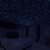 1230 Pcs Ultra Luminous Glow-in-the-dark Wall Stickers, 3D Adhesive Dots Decor for Starry Sky Bedroom Ceiling or Birthday Gift