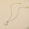 Heart Necklace Women Love Crystal Stone Necklace Summer