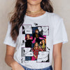 Printed short sleeve T-shirt for men and women