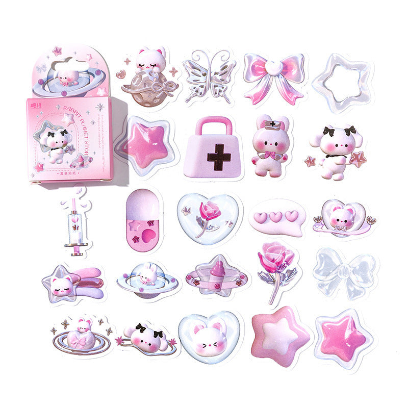 Cute Cartoon Seal Journal Decorative Stickers