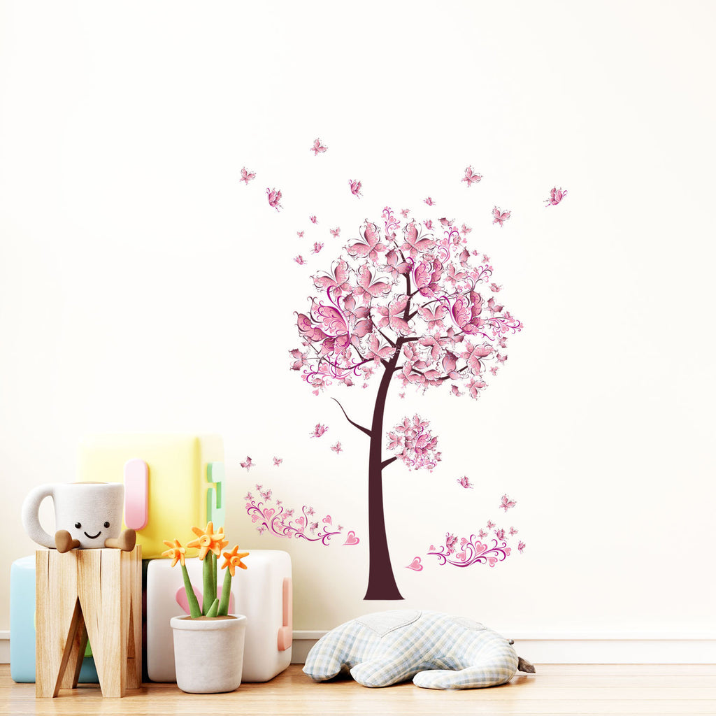 Pansy Tree Removable Wall Stickers