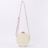Round Straw Bags Women Summer Rattan Bag Handmade Woven Beach Cross Body Bag