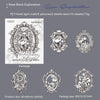 Flower Broken Dream Baroque Border Journal Decorative Stickers