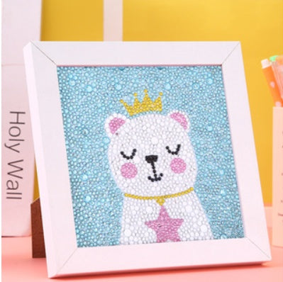 5D Diamond Painting Kit Kids DIY Full Drill Rhinestone Kits