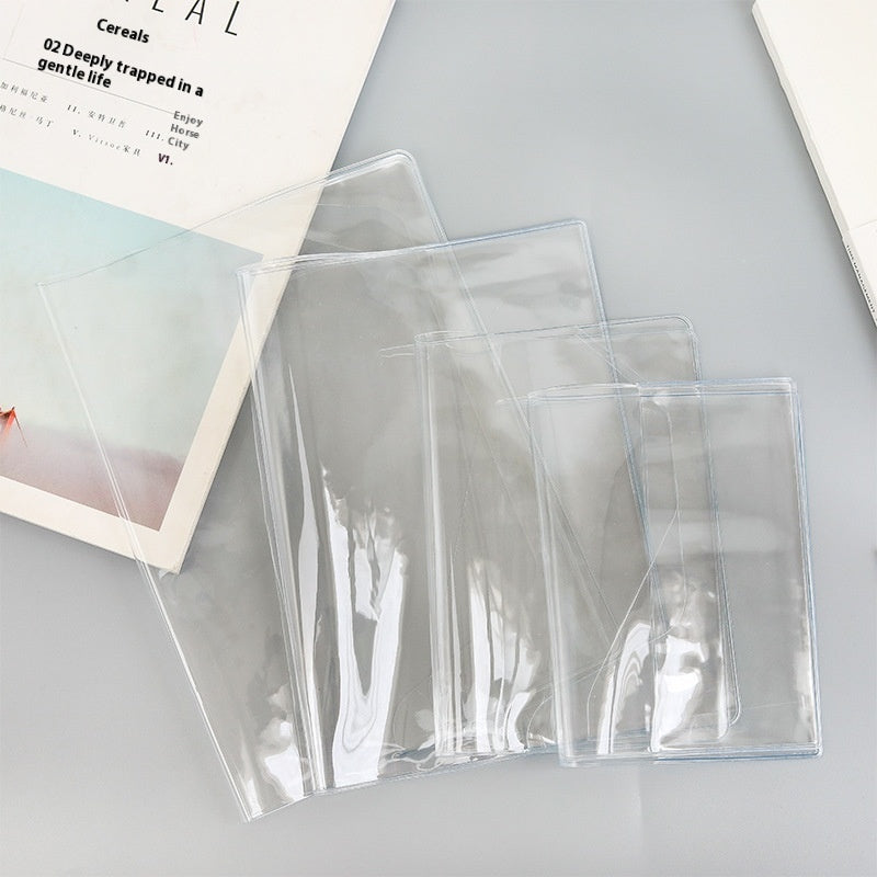 Journal Book Notebook Boy Cover Waterproof Student Transparent Book Cover