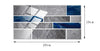 Marble Rock Crystal Tile Stickers Self-adhesive Wear-resistant Floor