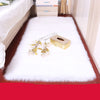 Home Living Room Bedroom Bedside Lovely Room White Faux Wool Bay Window Floor Mats