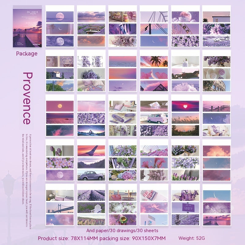 Each Trip Series Travel Theme Journal Decorative Source Material