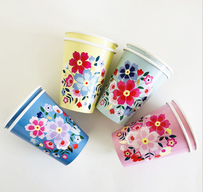 Chinese Style National Style Series Shaped Flowers High-end Party Paper Pallet