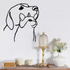 Kitten Puppy Line Metal Iron Art Silhouette