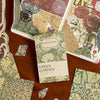 Retro Artistic Flower Creative Journal Gift Decoration Base Paper