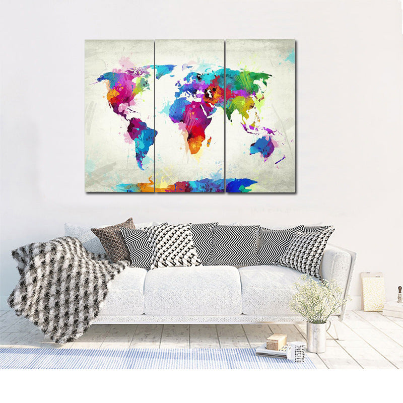 Watercolor abstract oil painting