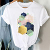 Women's Student Loose Plus Size Clothing Korean Style Versatile Top