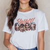 Printed short sleeve T-shirt for men and women