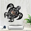 Vinyl record wall clock