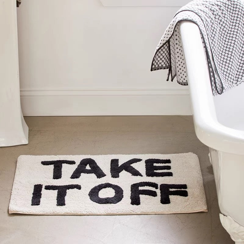 Strange Series Of Interesting Bathroom Floor Mats Absorb Water