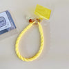 Short Mobile Phone Lanyard Luminous Bear Pendant Clip Anti-lost Wrist Strap Ornaments Universal Phone Pendant Portable Women
