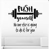 Inspirational slogan carved wall stickers