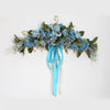 The rose flower wreath hanging wall flowers simulation round heart-shaped ornaments wedding wedding room decoration decoration wall Home Furnishing