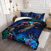 Sea Turtle Comforter, Ocean Theme Bedding Set, 3Pcs Modern Fashion Polyester Quilt