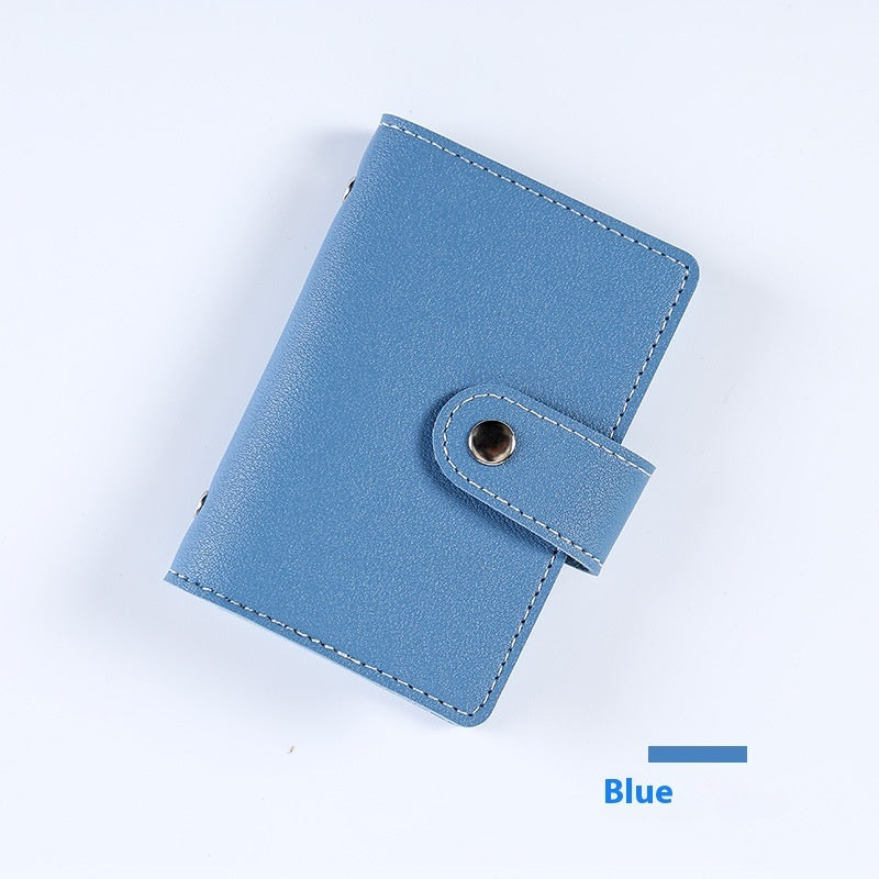 Anti-degaussing Creative Leather Multiple Card Slots PU Bank Card Package