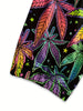 Leaf Print Jogger Pants, Casual Elastic Waist Pants For Spring & Summer - Women's Clothing - Soft & Breathable Fabric - Perfect for Loungewear & Outdoor Activities - Ideal Gift for Fashionable Women