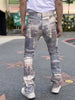 Men's Fashion Stretch Jeans, Fashion Digital Printing