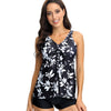 Women's Digital Printing Multicolor Bra Drawstring Design